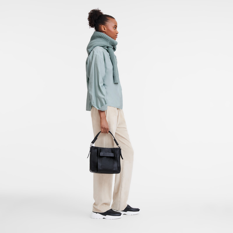 Longchamp 3D S Crossbody bag Negras | LC-IVRN9315