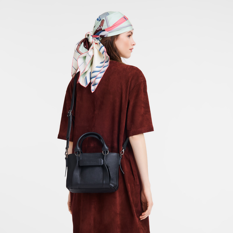 Longchamp 3D S Handbag Negras | LC-GLBF8373