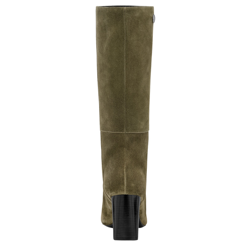 Longchamp Allure Heel boots Kaki | LC-QOBX1586