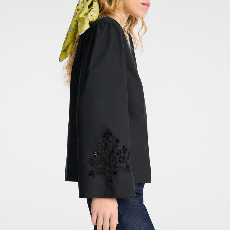 Longchamp Blouse Negras | LC-XLJH6599