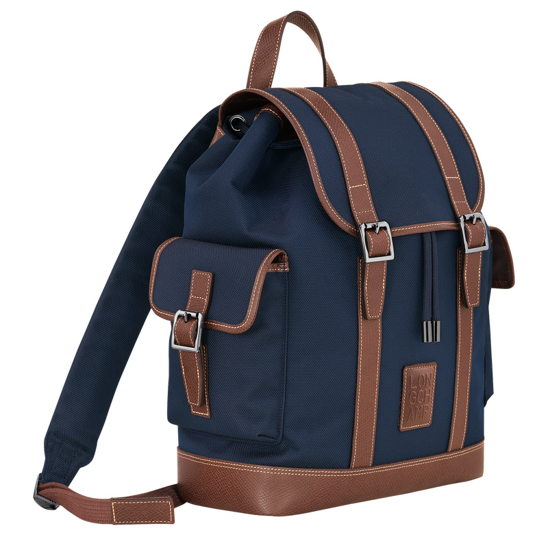 Longchamp Boxford Backpack Azules | LC-TCZJ8189