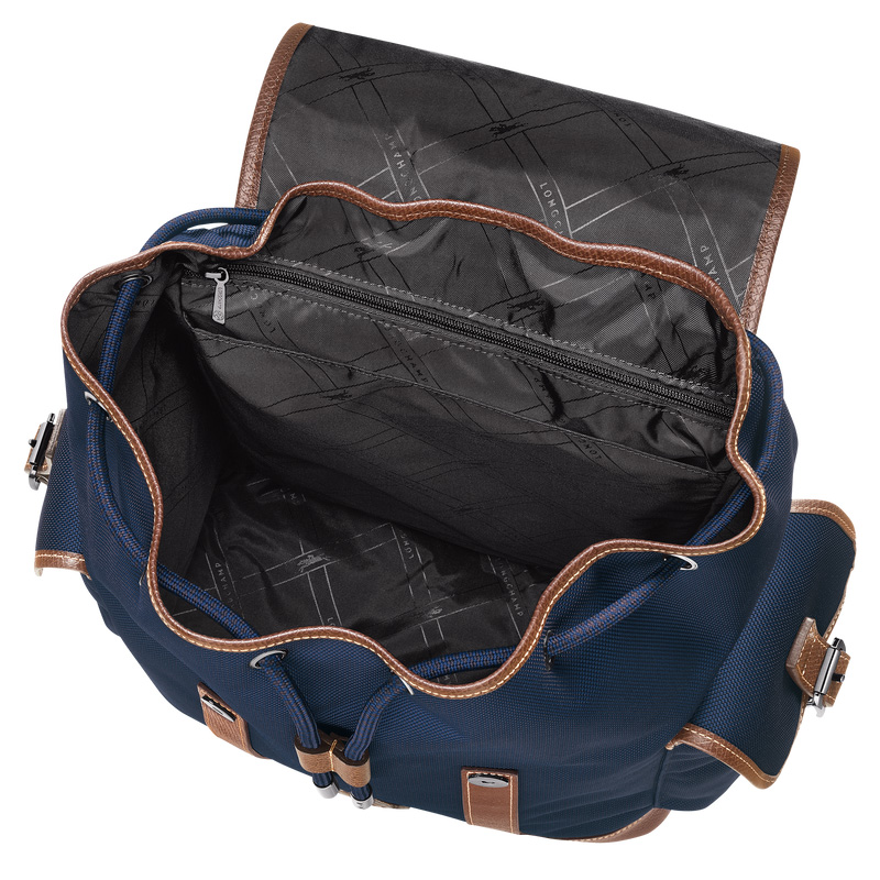 Longchamp Boxford Backpack Azules | LC-TCZJ8189