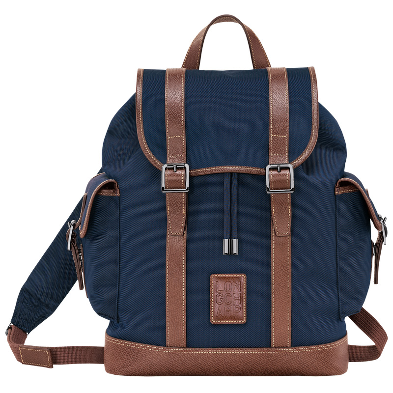 Longchamp Boxford Backpack Azules | LC-TCZJ8189
