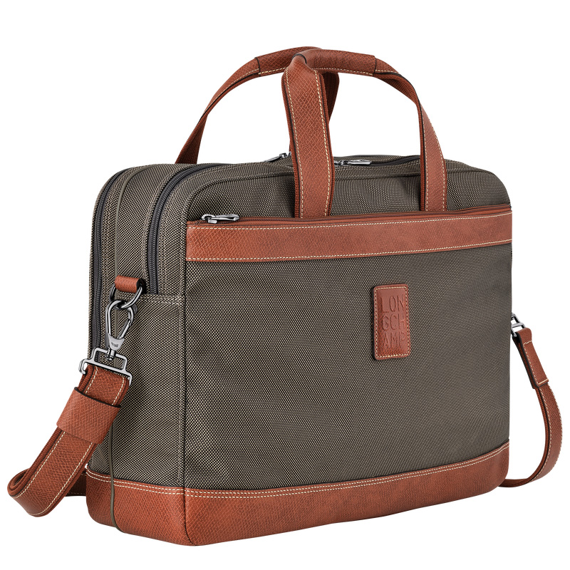 Longchamp Boxford L Briefcase Marrones | LC-UUEU7620