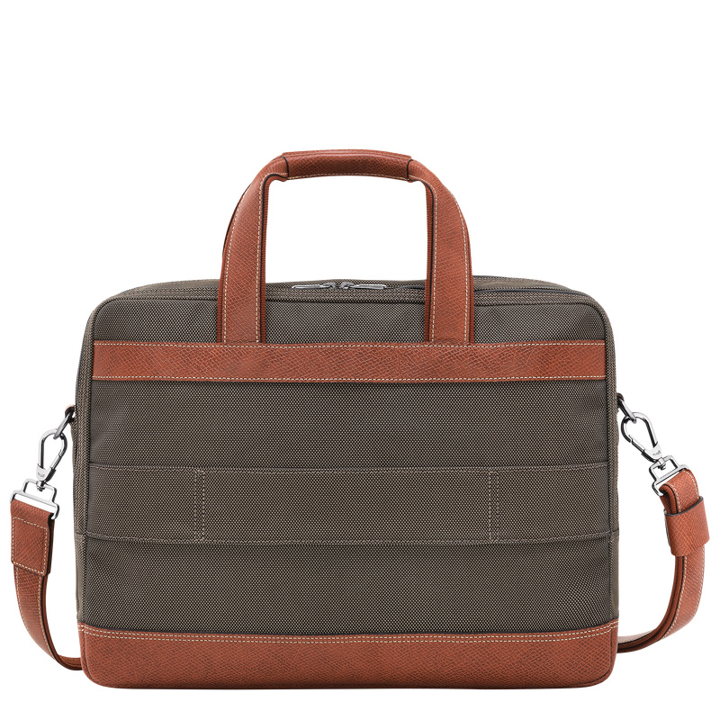 Longchamp Boxford L Briefcase Marrones | LC-UUEU7620