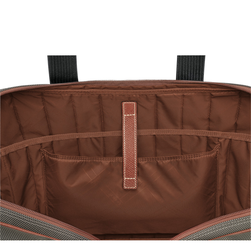 Longchamp Boxford L Briefcase Marrones | LC-UUEU7620