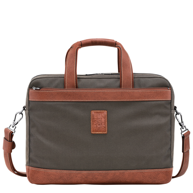 Longchamp Boxford L Briefcase Marrones | LC-UUEU7620