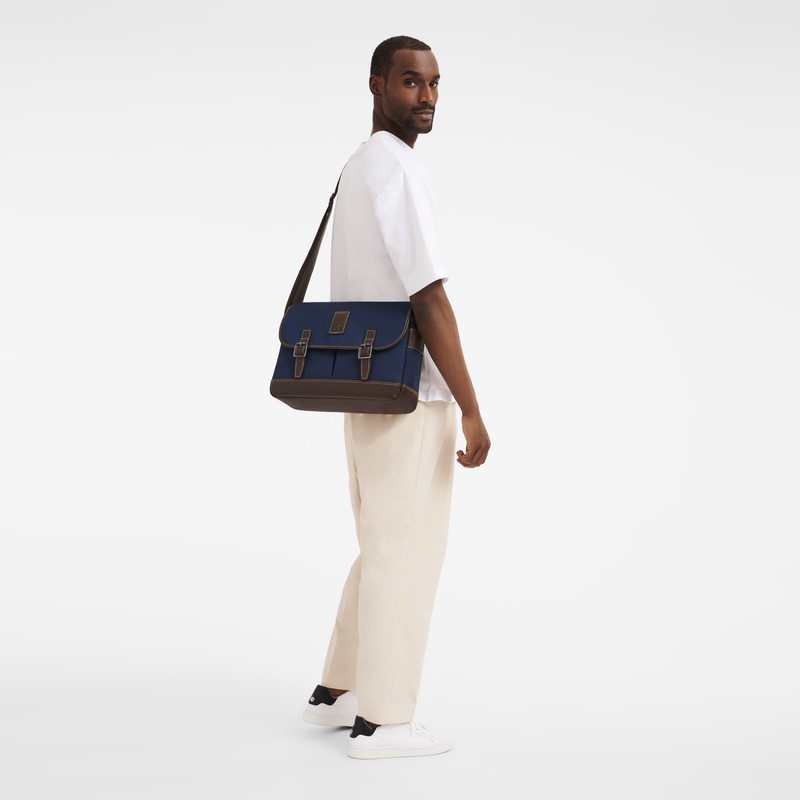 Longchamp Boxford L Crossbody bag Azules | LC-RBJZ9314