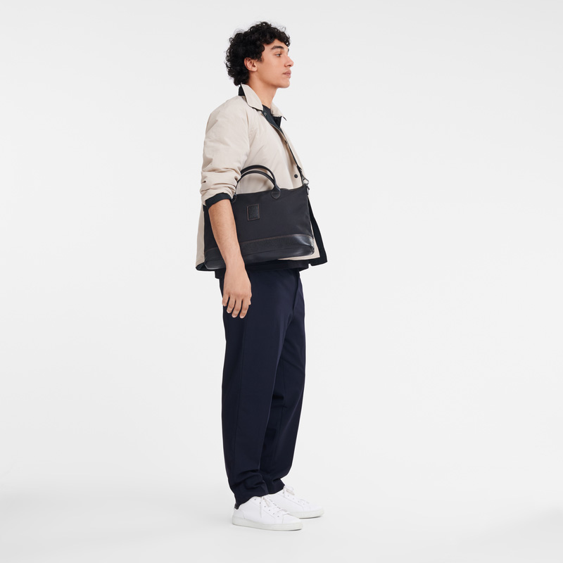Longchamp Boxford S Briefcase Negras | LC-BRGA6019