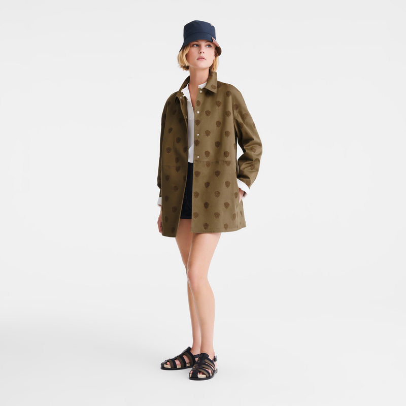 Longchamp Coat Artichoke | LC-QOCT6826