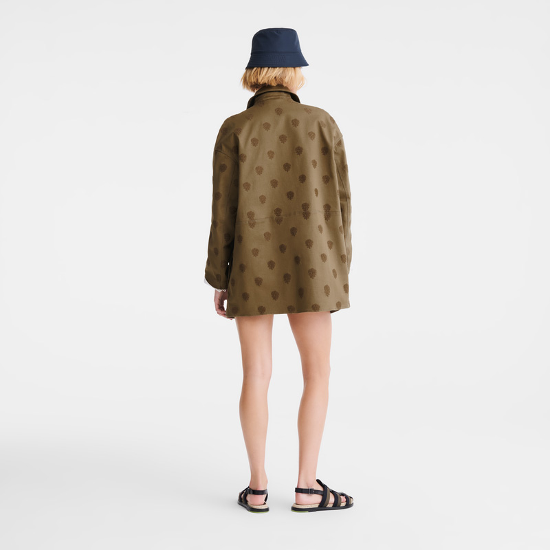 Longchamp Coat Artichoke | LC-QOCT6826