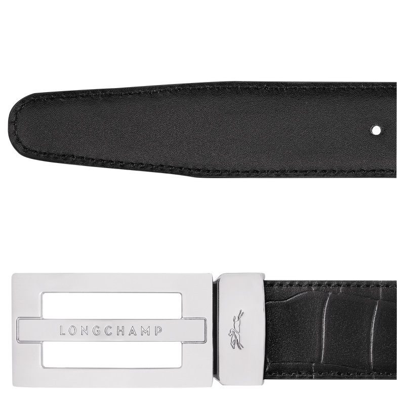 Longchamp Delta Box Men's belt Negras | LC-RHYV0127