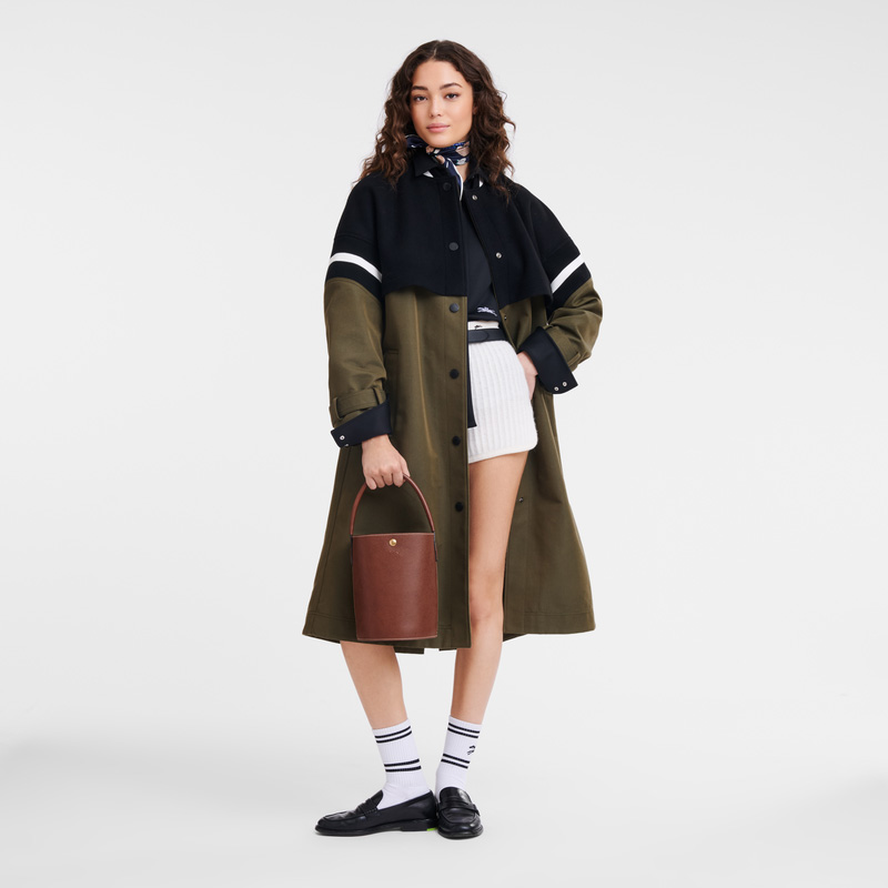 Longchamp Épure S Bucket bag Marrones | LC-IAIV5102