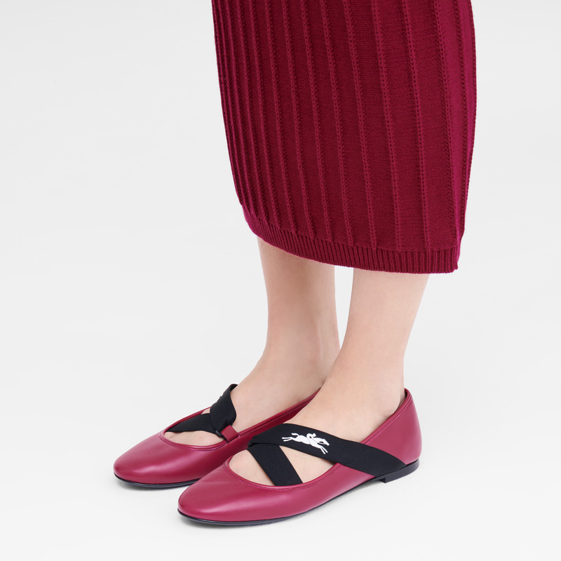 Longchamp Energy Ballerinas Beetroot | LC-UCMC8899