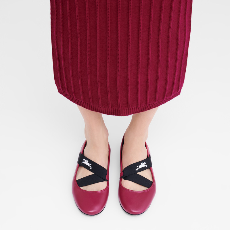 Longchamp Energy Ballerinas Beetroot | LC-UCMC8899