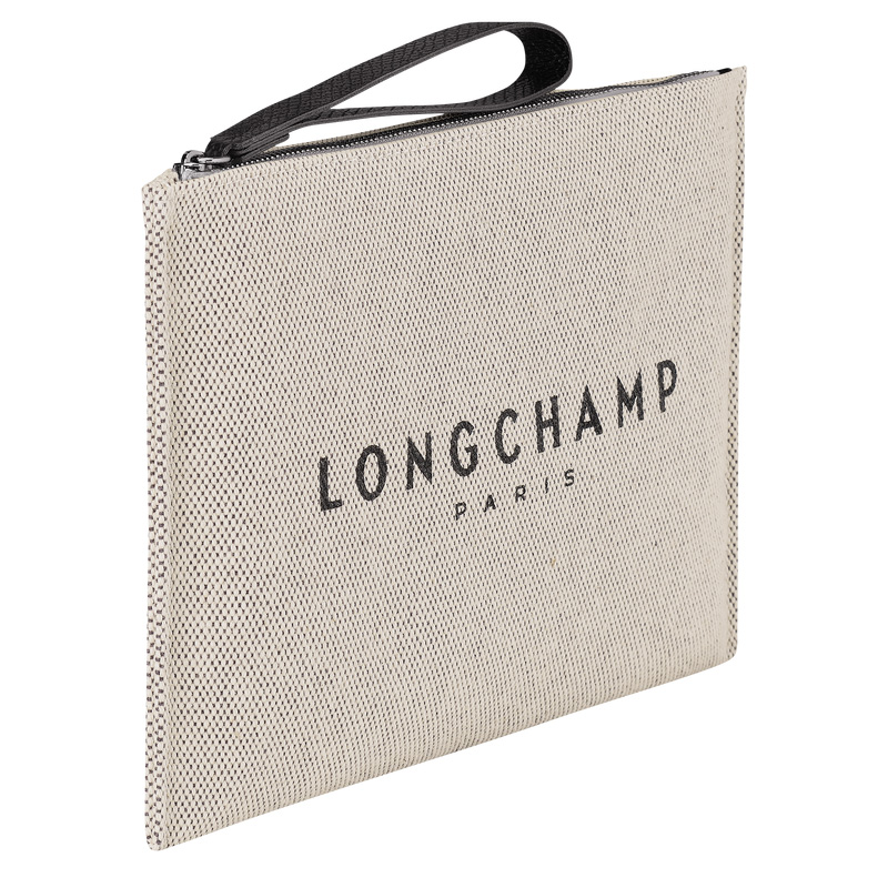 Longchamp Essential Pouch Ecru | LC-PUSN9219