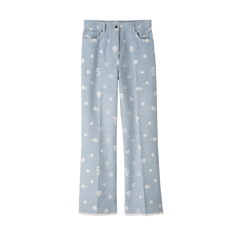 Longchamp Jeans Azules | LC-ZNYT0270