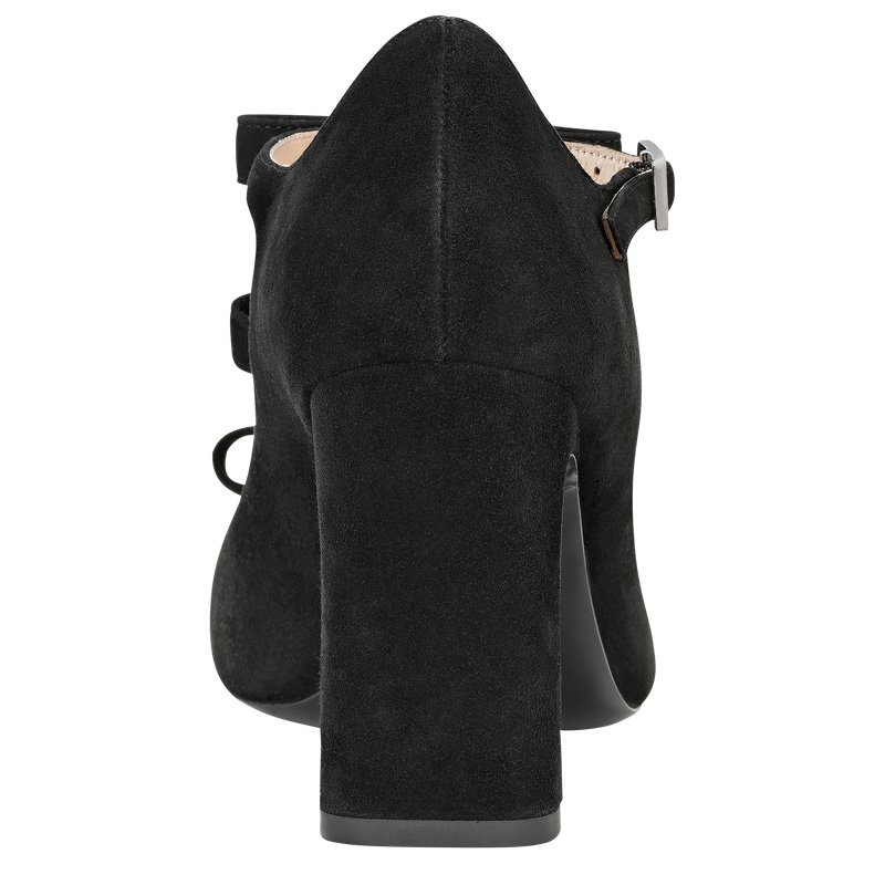 Longchamp La Baronne Sandals Negras | LC-JEFU0833