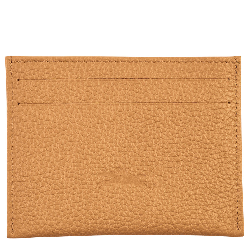 Longchamp Le Foulonné Card holder Walnut | LC-DFPK1886
