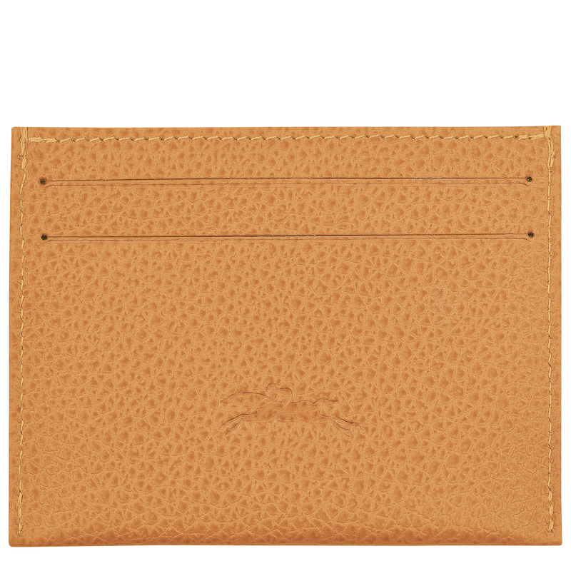 Longchamp Le Foulonné Card holder Walnut | LC-DFPK1886