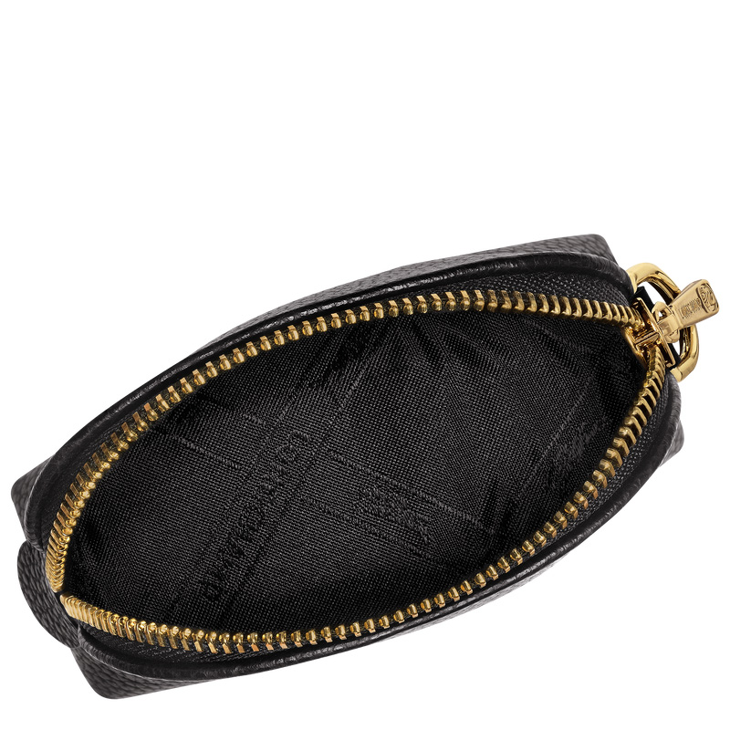 Longchamp Le Foulonné Coin purse Negras | LC-SMJN6258