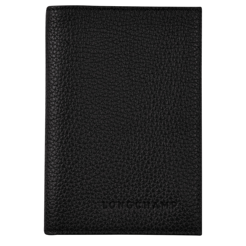 Longchamp Le Foulonné Passport cover Negras | LC-YMJC0912