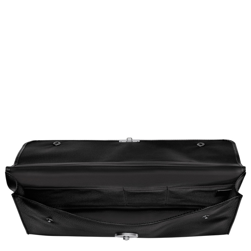 Longchamp Le Foulonné S Briefcase Negras | LC-QDRR4459
