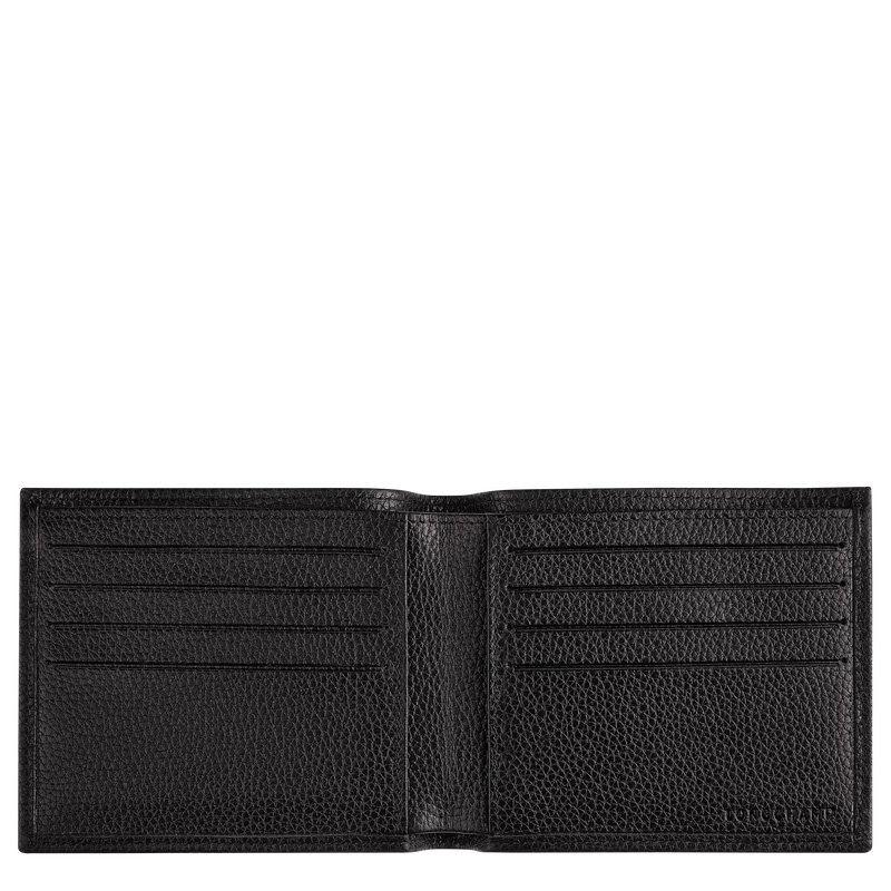 Longchamp Le Foulonné Wallet Negras | LC-ZVKH7099