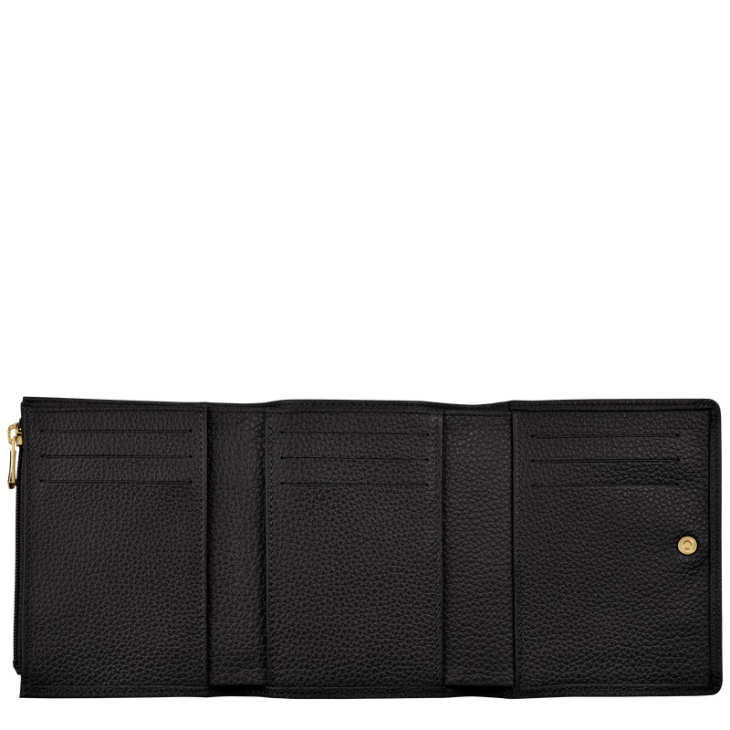 Longchamp Le Foulonné Wallet Negras | LC-JFWK9911