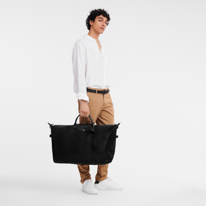Longchamp Le Foulonné XL Travel bag Negras | LC-IEUR5718