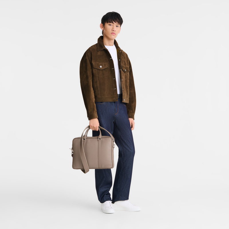 Longchamp Le Foulonné XS Briefcase Turtledove | LC-DBUF6073