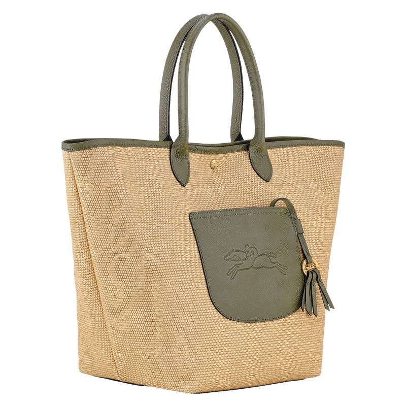 Longchamp Le Pliage Collection L Basket bag Artichoke | LC-CXLG9504