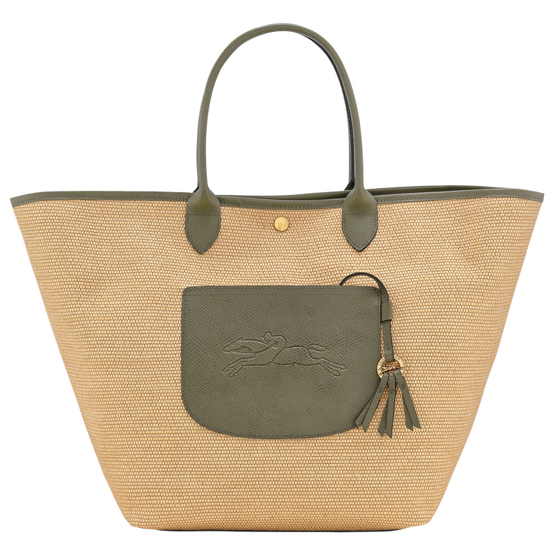 Longchamp Le Pliage Collection L Basket bag Artichoke | LC-CXLG9504