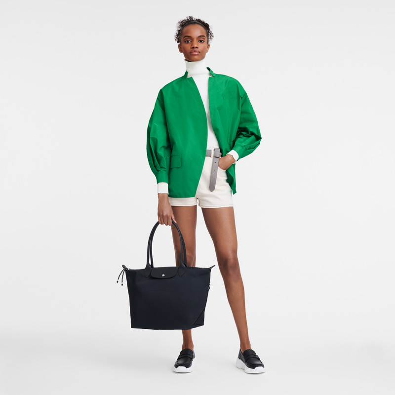 Longchamp Le Pliage Energy L Tote bag Negras | LC-JDRW7750