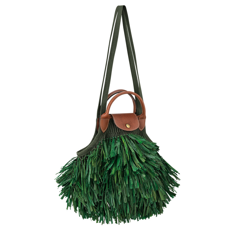 Longchamp Le Pliage Filet L Mesh bag Kaki | LC-CCPX5389