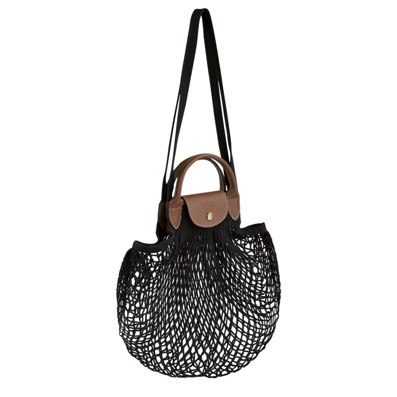 Longchamp Le Pliage Filet L Mesh bag Negras | LC-SHIG1630