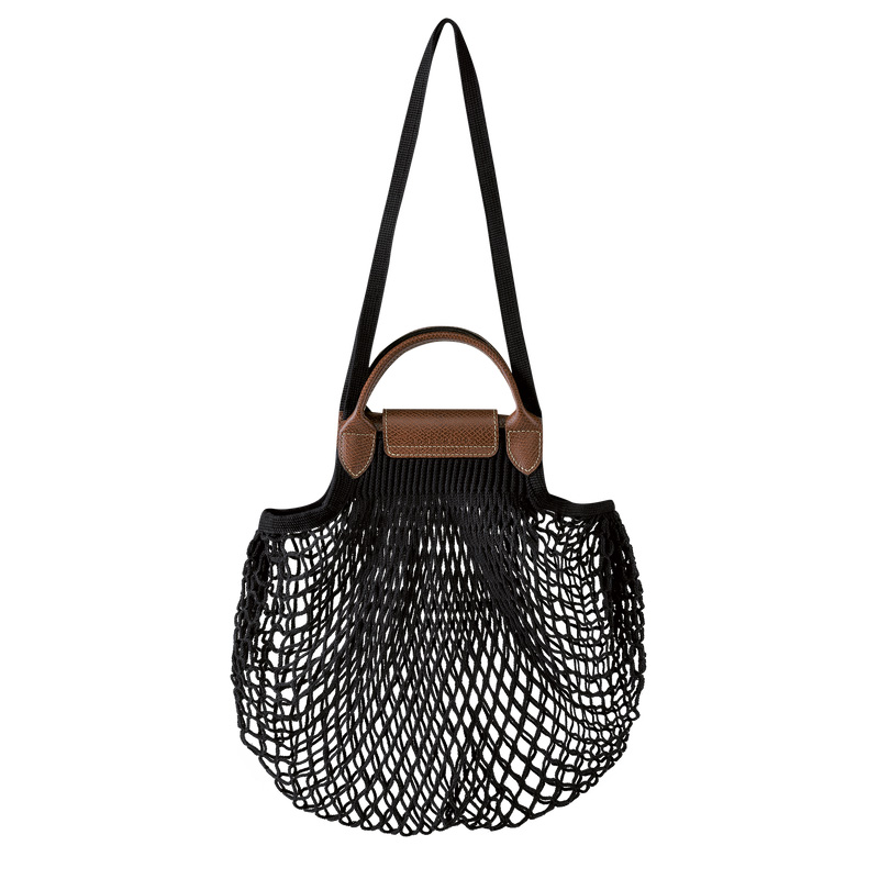 Longchamp Le Pliage Filet L Mesh bag Negras | LC-SHIG1630