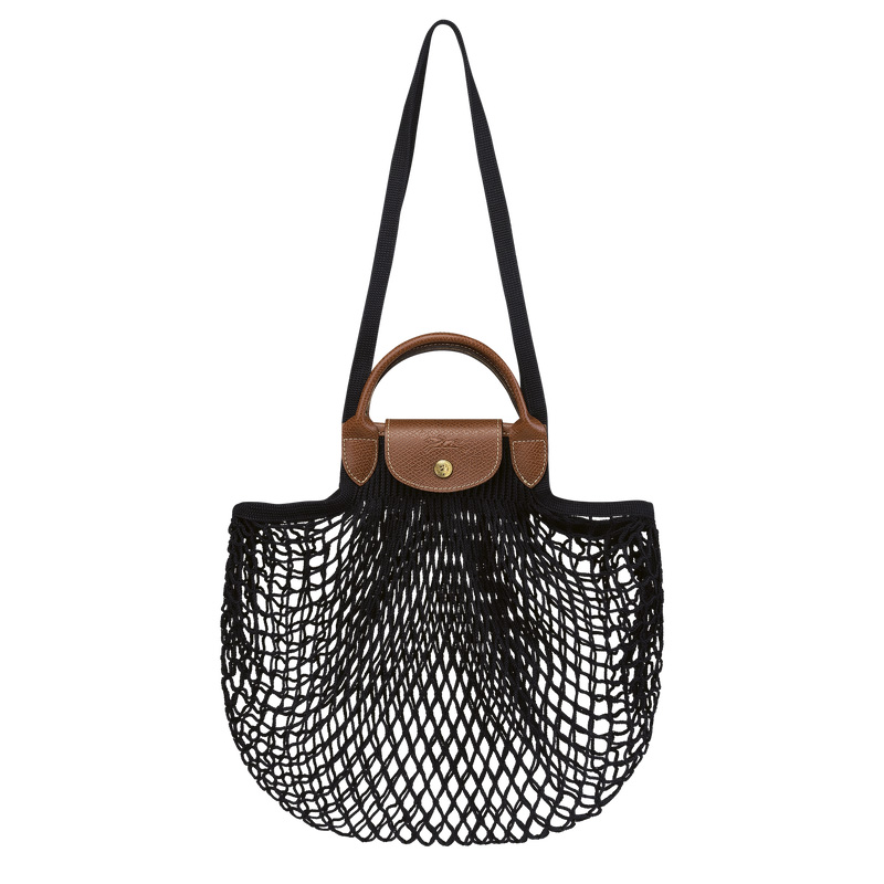 Longchamp Le Pliage Filet L Mesh bag Negras | LC-SHIG1630