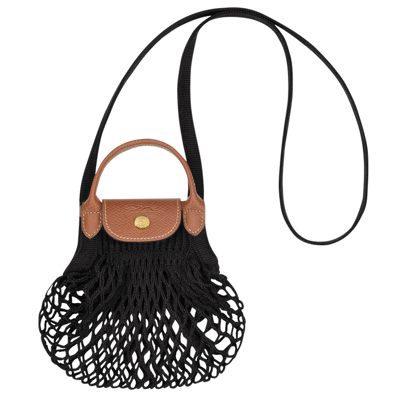 Longchamp Le Pliage Filet XS Mesh bag Negras | LC-JOIO3583