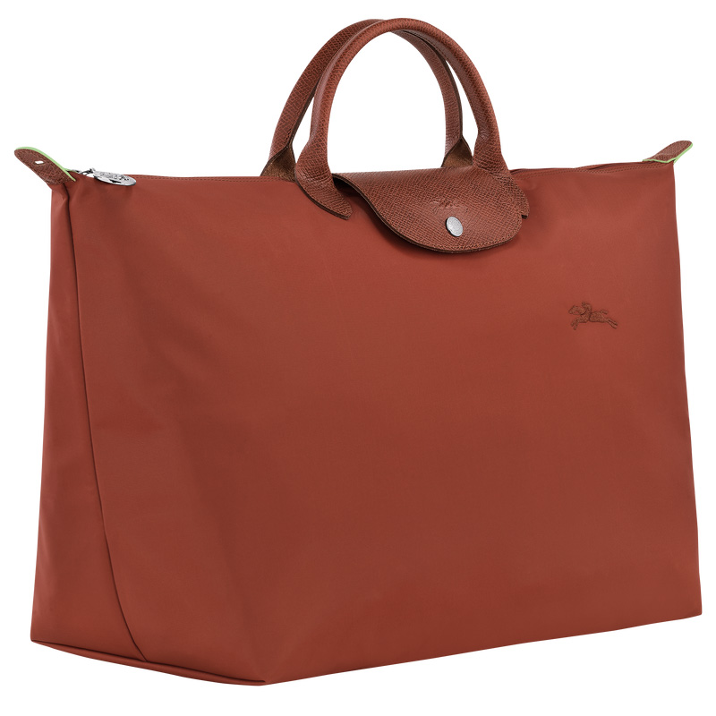 Longchamp Le Pliage Green L Travel bag Chestnut | LC-XUBV8318
