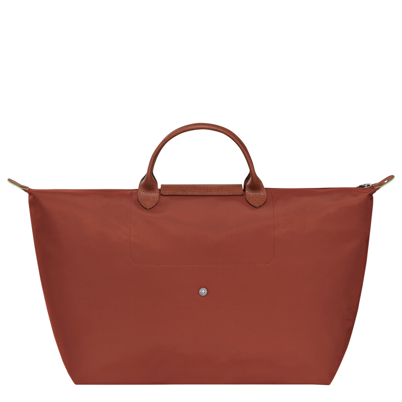 Longchamp Le Pliage Green L Travel bag Chestnut | LC-XUBV8318