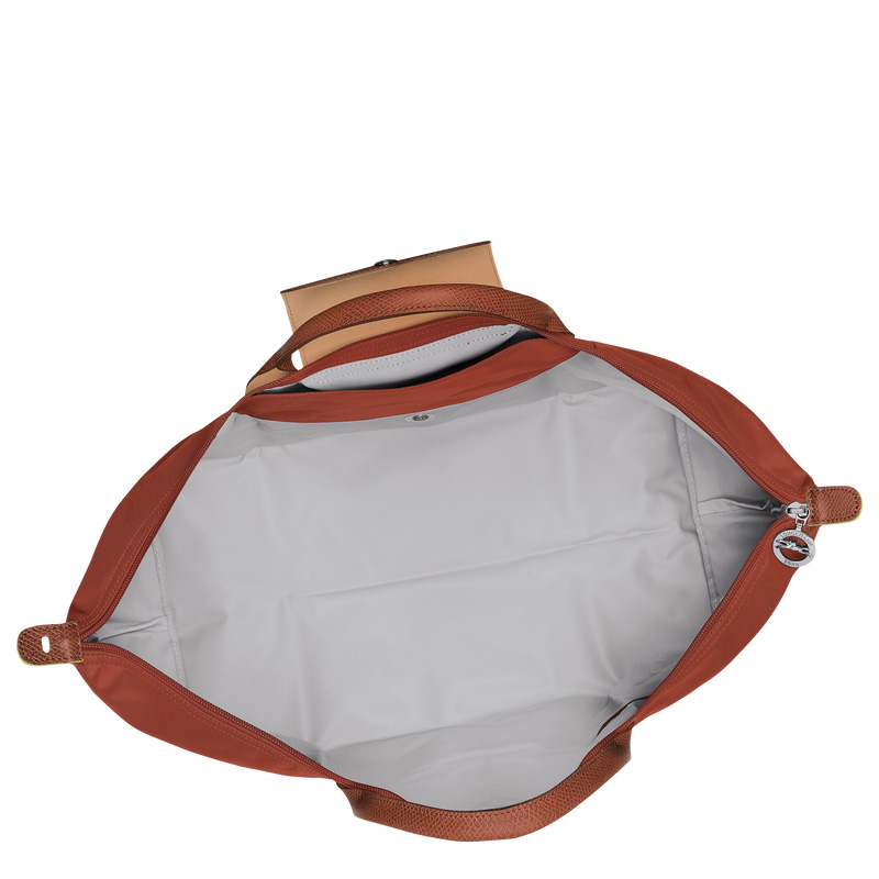 Longchamp Le Pliage Green L Travel bag Chestnut | LC-XUBV8318