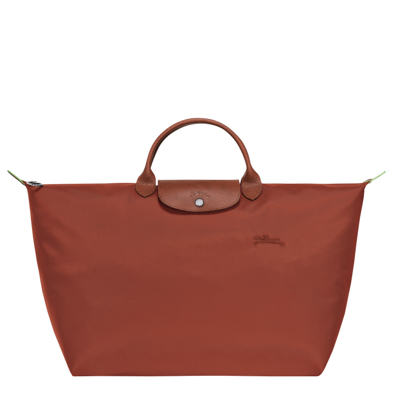 Longchamp Le Pliage Green L Travel bag Chestnut | LC-XUBV8318