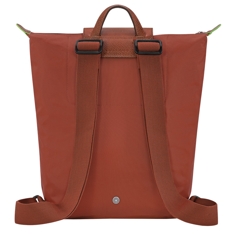 Longchamp Le Pliage Green M Backpack Chestnut | LC-SOHS3887