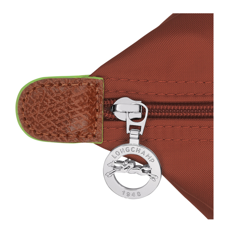 Longchamp Le Pliage Green M Handbag Chestnut | LC-APGW9174