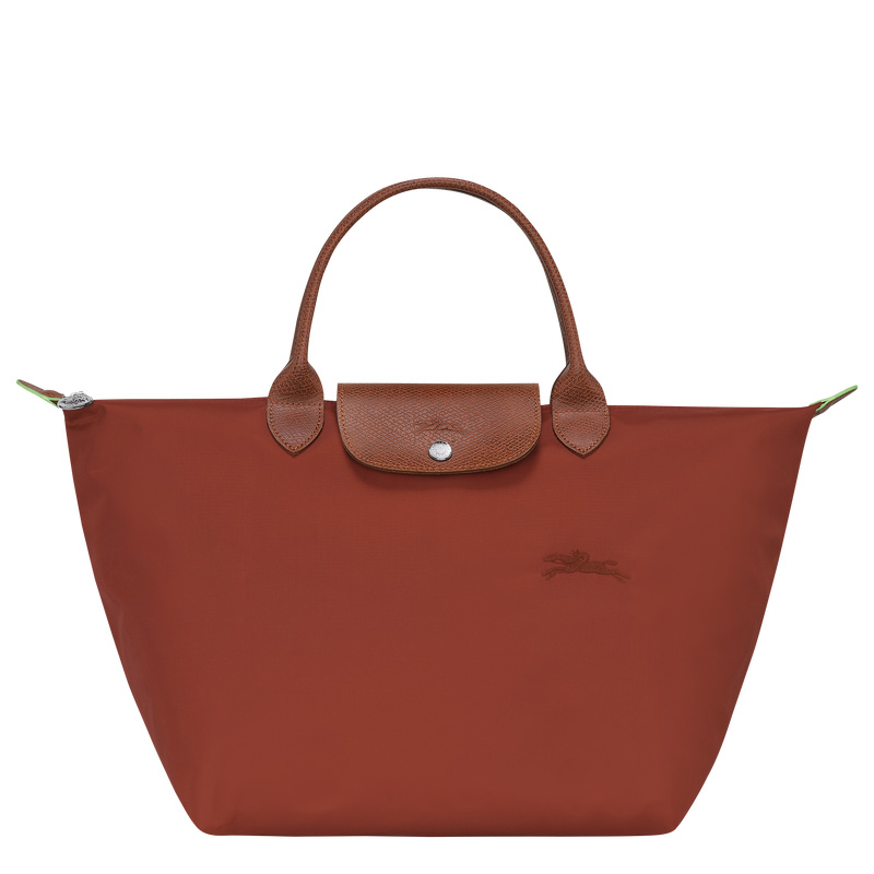 Longchamp Le Pliage Green M Handbag Chestnut | LC-APGW9174