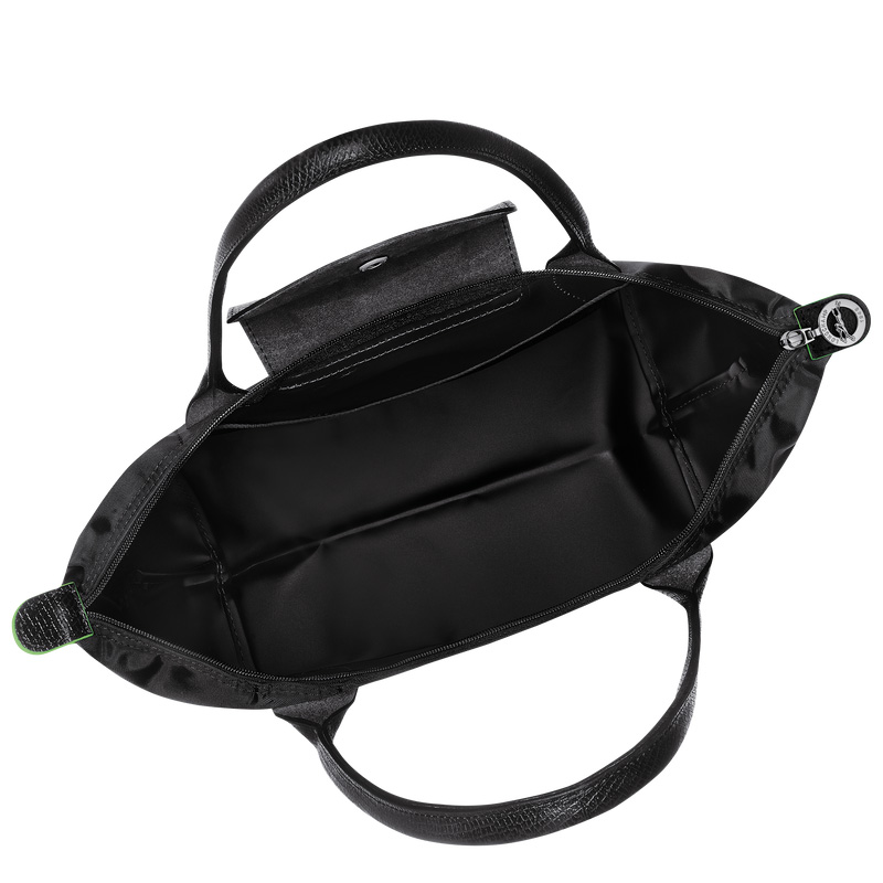 Longchamp Le Pliage Green M Tote bag Negras | LC-UYGM4935