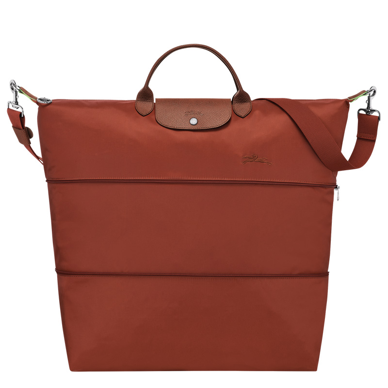 Longchamp Le Pliage Green Travel bag expandable Chestnut | LC-XOQH4411