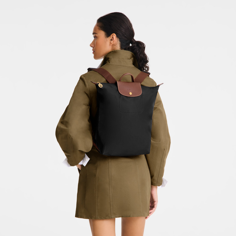 Longchamp Le Pliage Original M Backpack Negras | LC-ERVJ6613