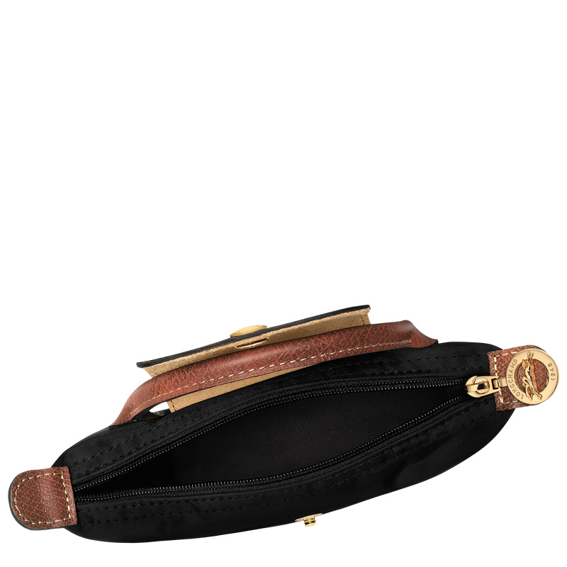 Longchamp Le Pliage Original Pouch with handle Negras | LC-NDCN2512